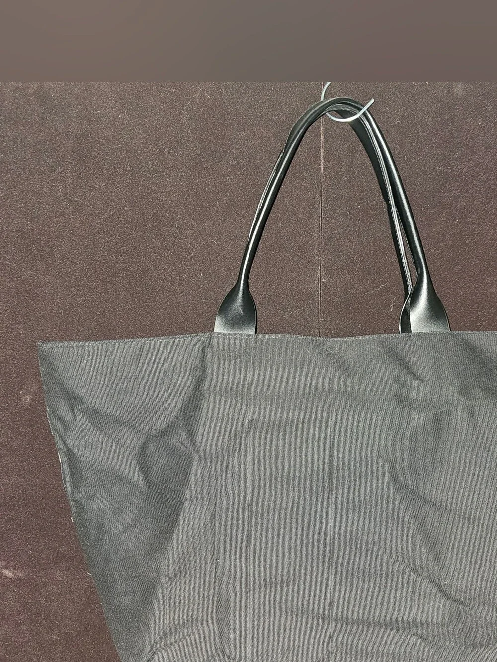 Black W/ Silver Sequins Victoria's Secret Tote 22x13x6